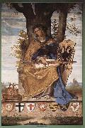 Philipp veit Fresco in the Stadelschen Institute, right side, scene, allegorical figure of Germania painting